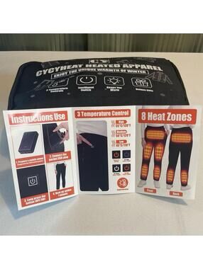 New - Women’s Heated Pants - Black - XXL